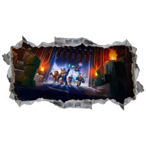 Vinilos decorativos y pegatinas 3d videojuego minecraft